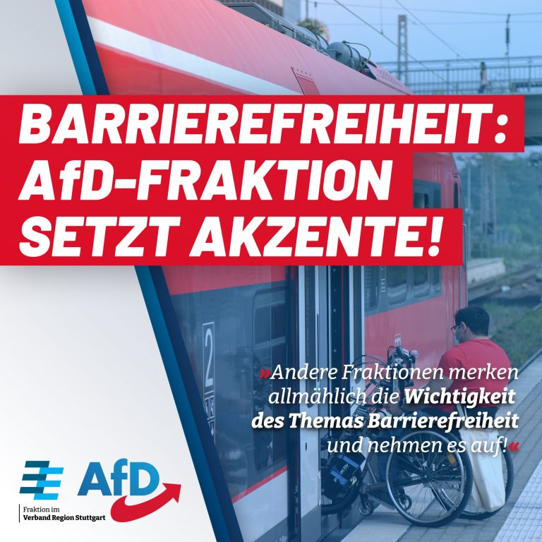 Barrierefreiheit: AfD-Fraktion setzt Akzente!
