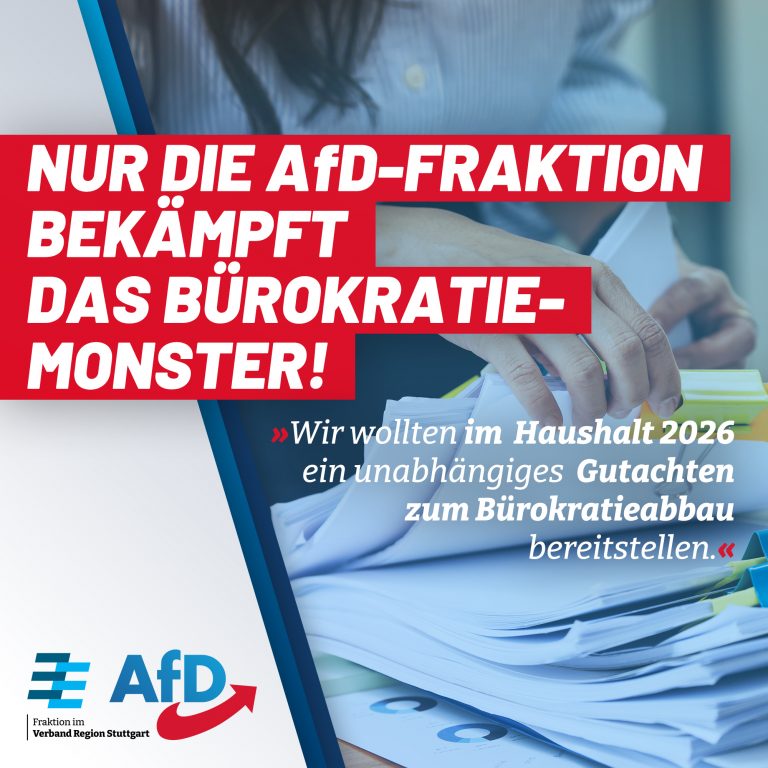 Gutachten zum Bürokratieabbau in der Region Stuttgart