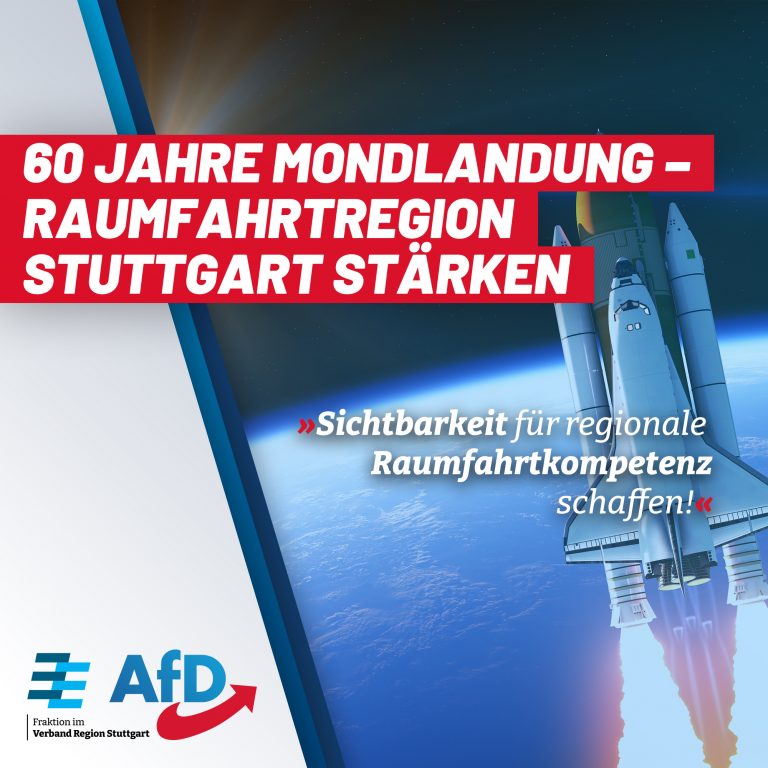60 Jahre Mondlandung – Raumfahrtregion Stuttgart stärken