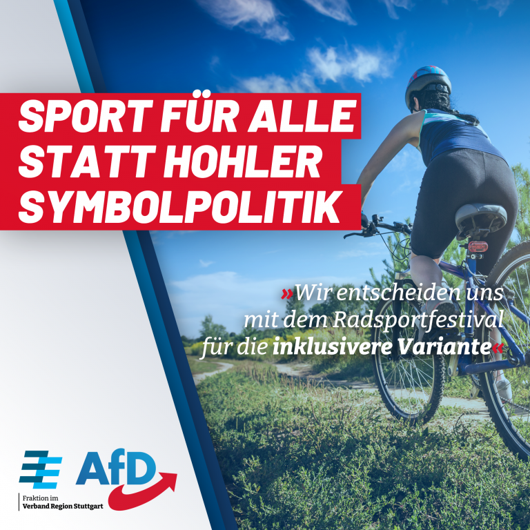 Sport für alle statt hohler Symbolpolitik